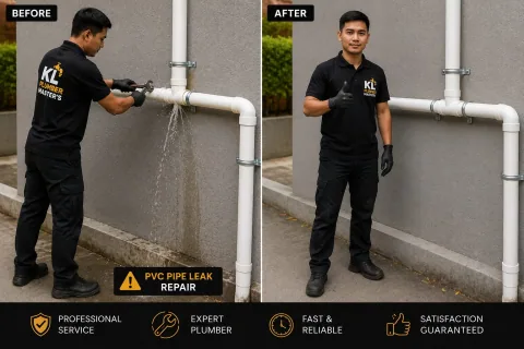 Pembaikan Kebocoran Paip PVC