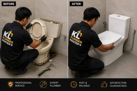Penggantian & Pemasangan Tandas